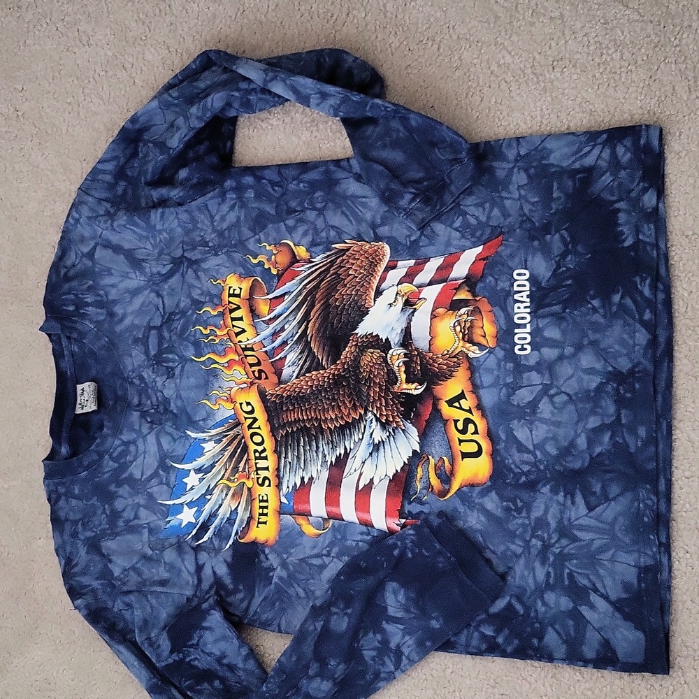 Back To Earth nature wear tye dyed Colorado USA shirt